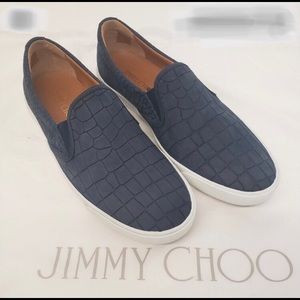 Jimmy Choo Men's Croc Emboss Grove SlipOn …